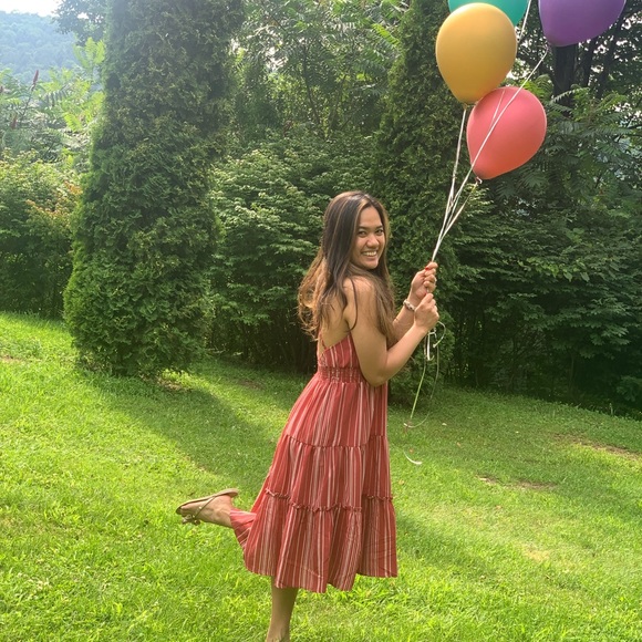 Forever 21 | Dresses | Forever 2 Striped Halter Dress | Poshmark